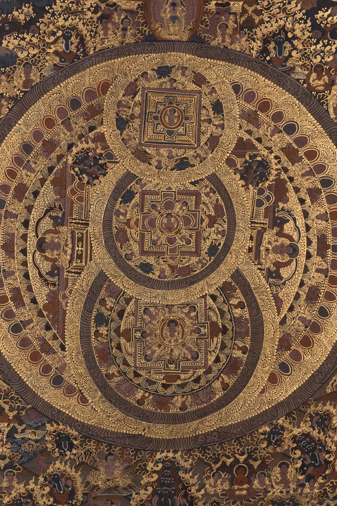 Sacred Journey: The Enlightened Path Buddha Mandala Thangka
