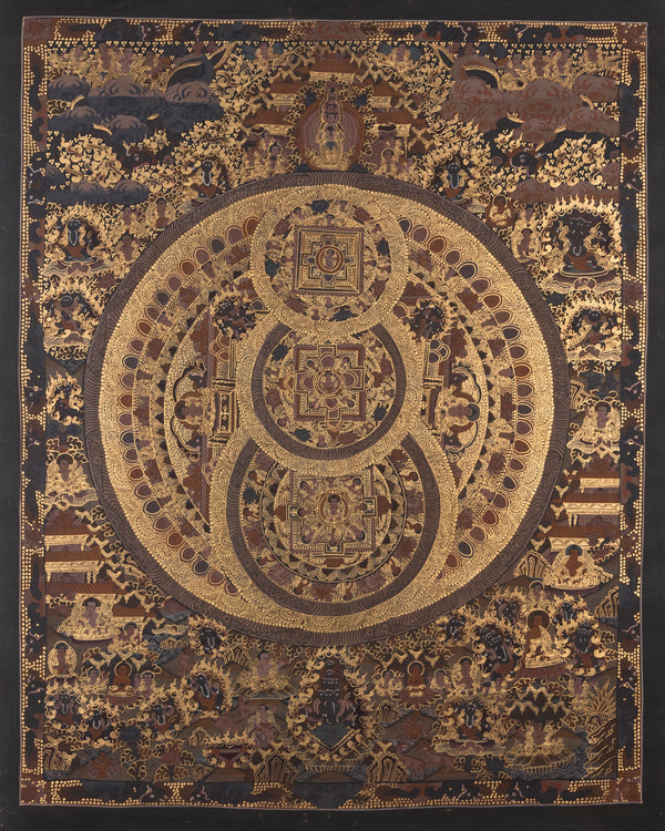 Sacred Journey: The Enlightened Path Buddha Mandala Thangka