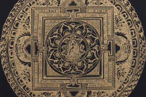 Buddha Mandala Thangka | Dhyani Buddha | For Spirituality and Meditation