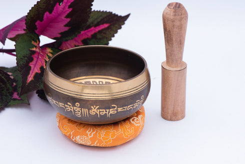 Carved Buddha Eye Singing Bowl