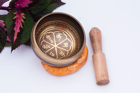 Carved Buddha Eye Singing Bowl