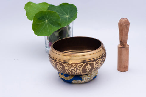 Carved Buddha Eye Singing Bowl