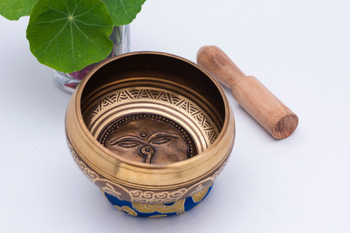 Carved Buddha Eye Singing Bowl