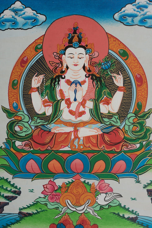 Compassionate Embrace: The Avalokiteshvara Enlightenment Mandala | Chenrezig