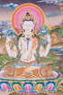 Lotus of Compassion: The Chenrezig Illumination Artwork | Chengresi Tibetan Thangka Painting