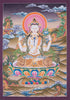 Lotus of Compassion: The Chenrezig Illumination Artwork | Chengresi Tibetan Thangka Painting
