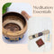 singing bowl and incense