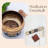 singing bowl and incense