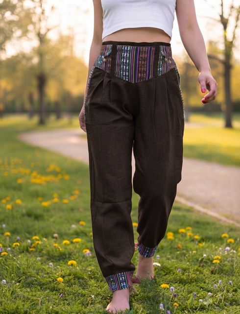 Unisex Cotton Yoga Pants with Pockets – Easy, Practical & All-Season