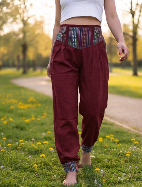 Unisex Cotton Yoga Pants with Pockets – Easy, Practical & All-Season