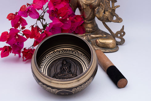 Green Tara Singing Bowl