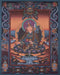 Enlightened Sage: The Lotus-Born Master Tapestry | Guru Padhmasambhava | Rinpoche | Authentic Genuine Tibetan Thangka Art