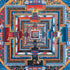kalachakra mandala tibetan thangka painting