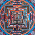 kalachakra mandala tibetan thangka painting