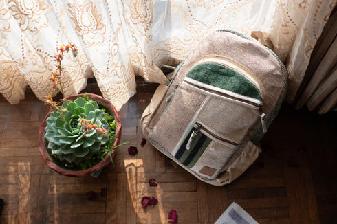 Hemp Bagpack Green