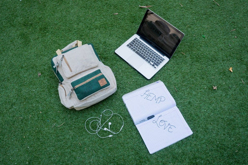 Hemp Bagpack Green