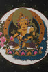 Beautiful Zambala Thangka Painting - Kubera The god of wealth painting on cotton canvas