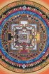 kalachakra mandala tibetan thangka painting