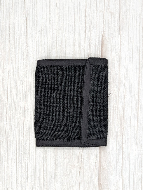 Black Eco-friendly Himalayan Hemp Wallet