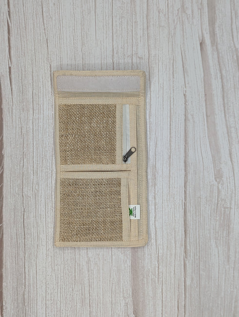 White Eco-friendly Himalayan Hemp Wallet
