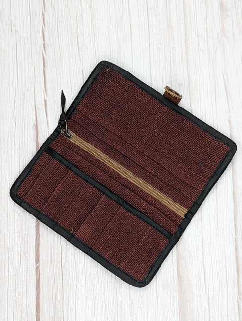 Brown Money Hemp Wallet
