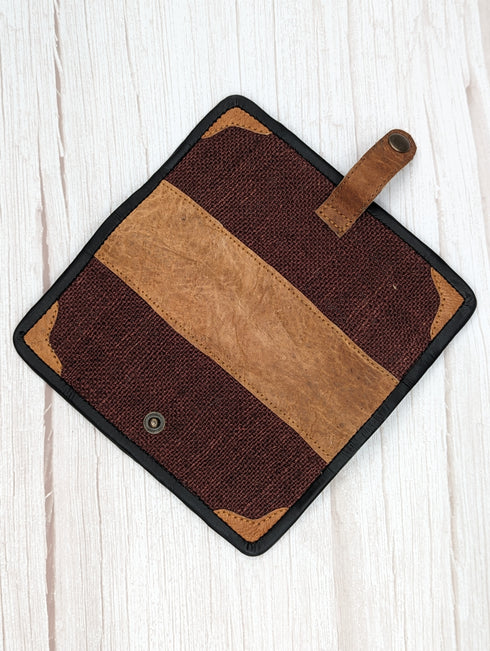 Brown Money Hemp Wallet