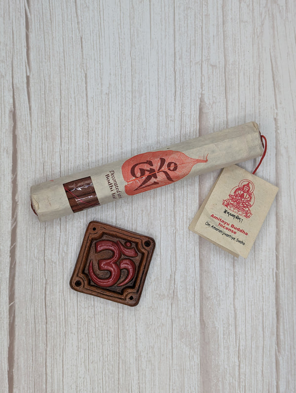 Amitayu Buddha Bodhi Leaf Incense