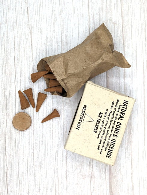Meditation Natural Cone Incense