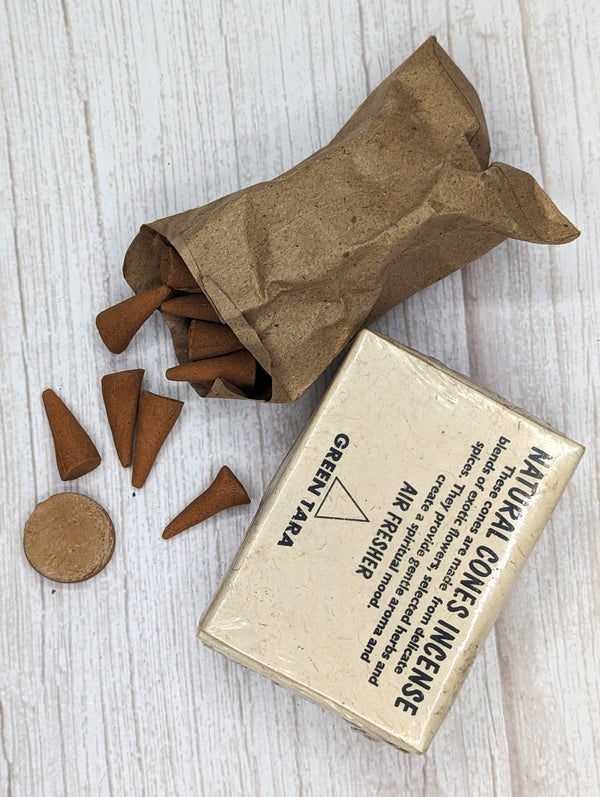 Green Tara Natural Cone Incense