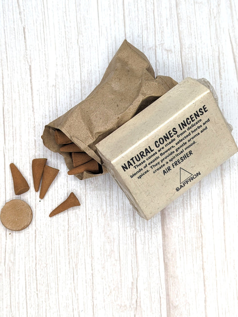 Saffron Natural Cone Incense