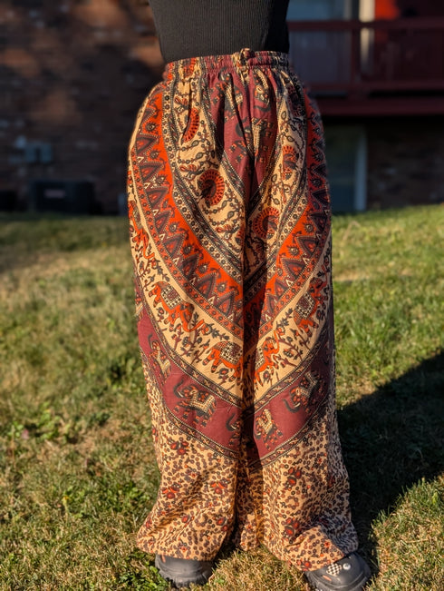 Boho Cotton Lounge Pants – Relaxed Fit, All-Day Comfort