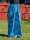 Blue Boho Cotton Lounge Pants