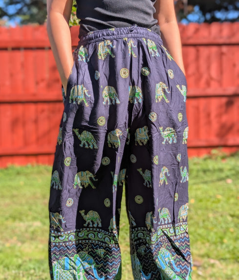 Boho-Style Straight Pants – Comfy, Flowing & Perfect for Everyday Wear
