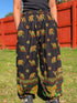 Boho Elephant And Camel Print Cotton Pants – Easygoing And Colorful