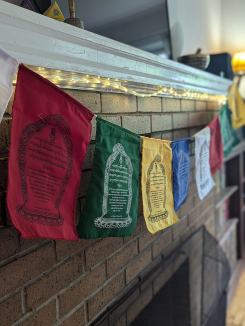 Hanging Rinpochhe Prayer Flag