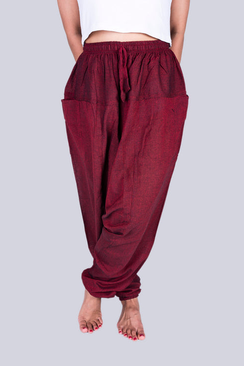 red aladdin yoga pant