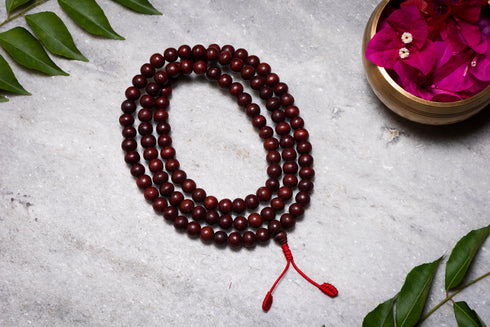 sandalwood beads mala