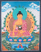 Shakyamuni Buddha Thangka Art | Tibetan Thangka for Peaceful Meditation