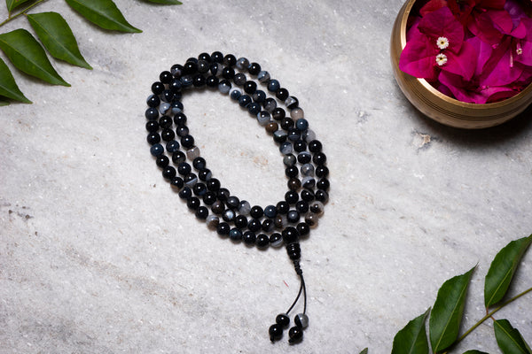 Tiger Eye Bead, Japa Mala for strength and protection