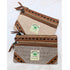 Two patterned eco-friendly himalayan hemp phone wallet