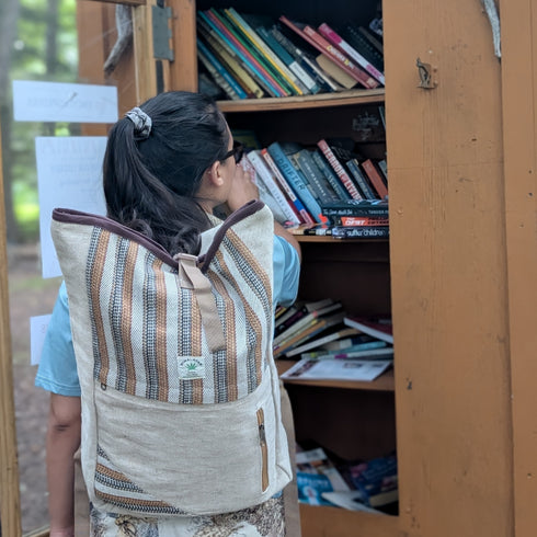 Hemp Rucksack Backpack – Durable, Eco-Friendly Travel Companion