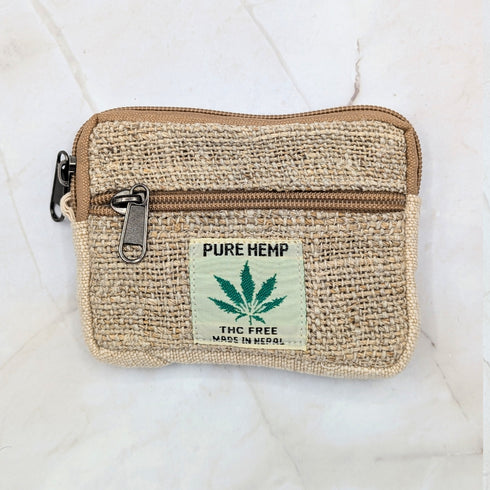 Eco-friendly Himalayan Hemp Coin Wallet