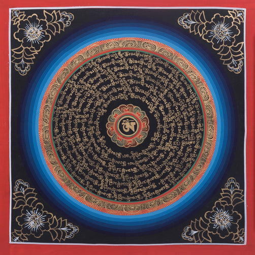 OM Mantra Mandala for Spirituality